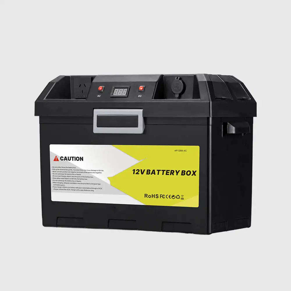 12V Battery Box with 500W Pure Sine Wave AC Output