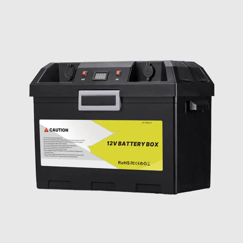 12V Battery Box with Multi-Port DC Output