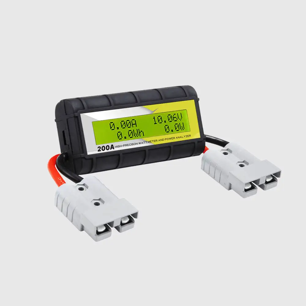 200 AMP Digital Volt Watt Meter with Anderson-Style Connectors