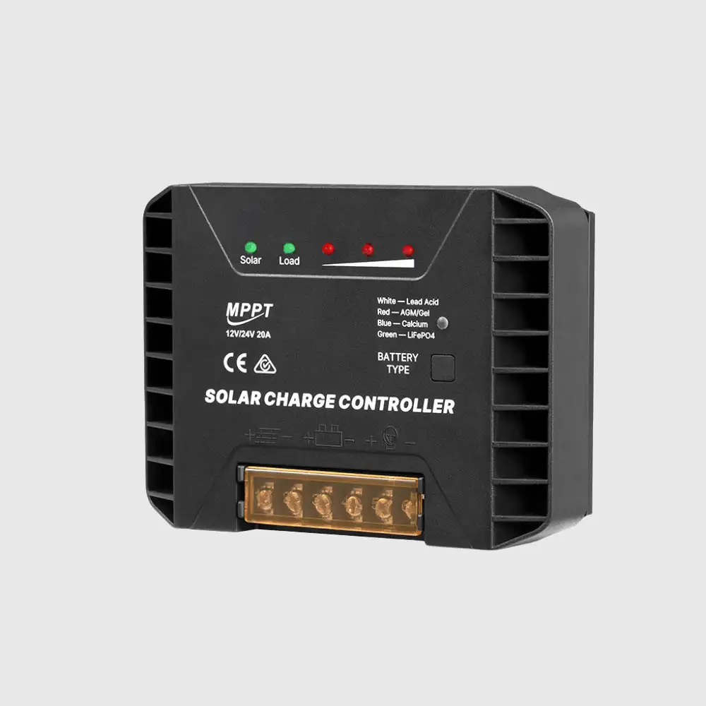 20A 12V/24V MPPT Solar Charge Controller with Battery Select Function