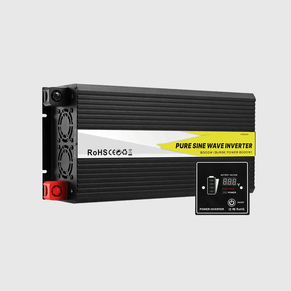 3000W Pure Sine Wave Inverter with LCD Display