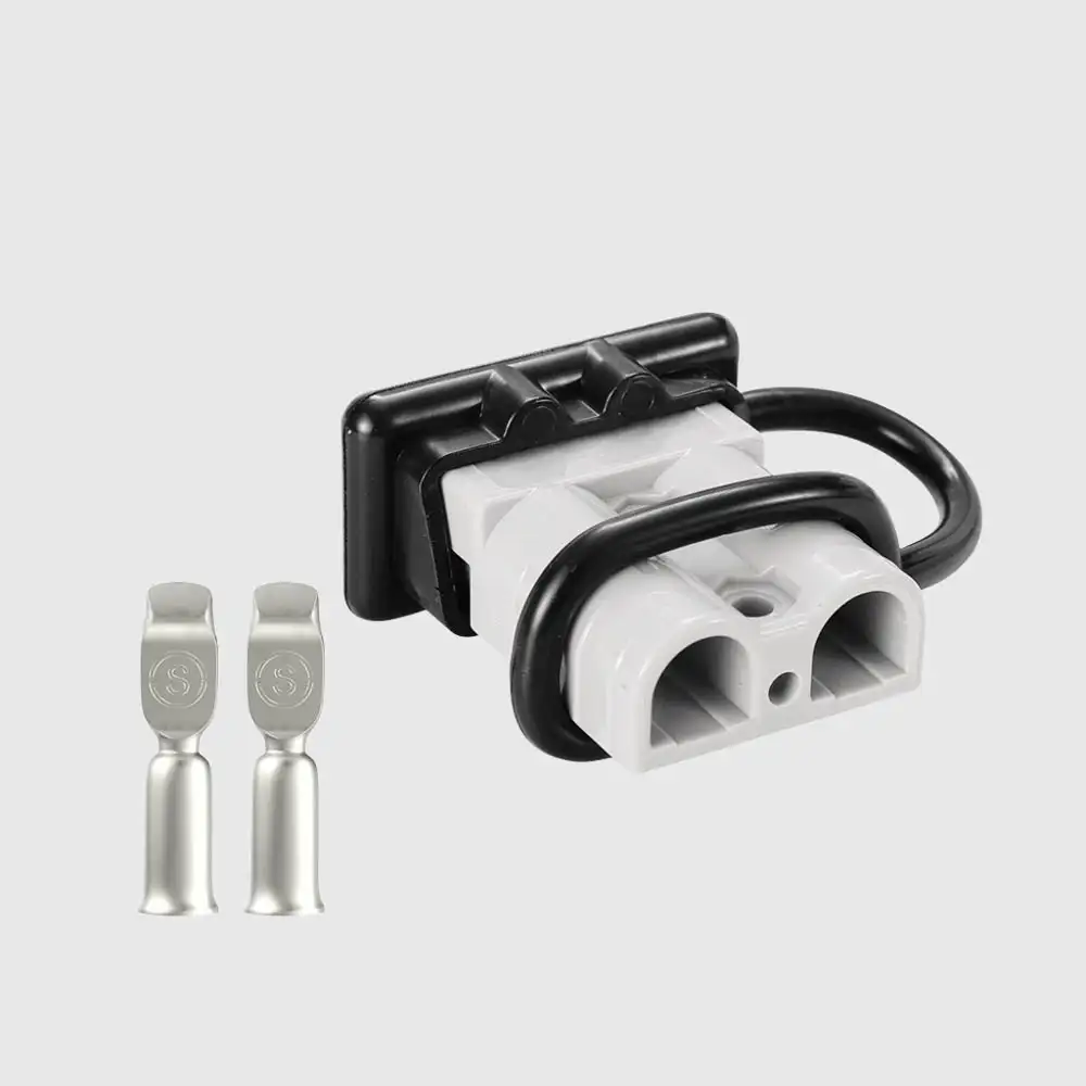 50A Grey Anderson-Style Connector with Dust Cover